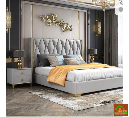 MẪU GIƯỜNG BỌC DA MS0010