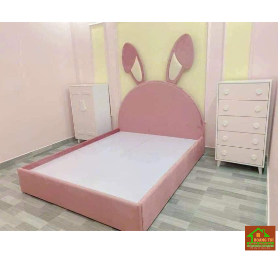 MẪU GIƯỜNG BỌC DA CHO BÉ MS007